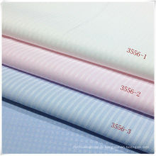 Tissu en coton polyester pour chemise en stock